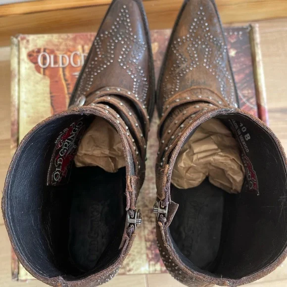 Old Gringo Roxy Rust Ankle Boots - Picture 7 of 12